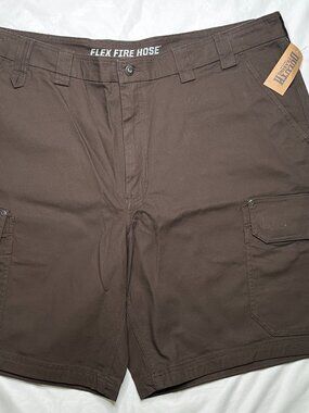 Duluth Trading Company Men's Flex Fire Hose Relaxed Fit Cargo Shorts Size 44 NWT